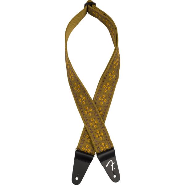Fender-ストラップPasadena Woven Strap, Lattice Tan, 2"