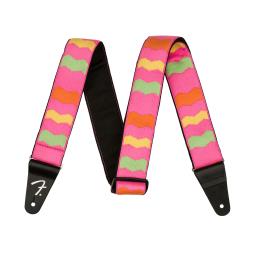 MonoNeon Woven Strap, Neon Pink, 2"サムネイル