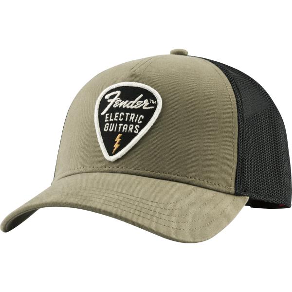 Fender™ Snap Back Pick Patch Hat, Oliveサムネイル