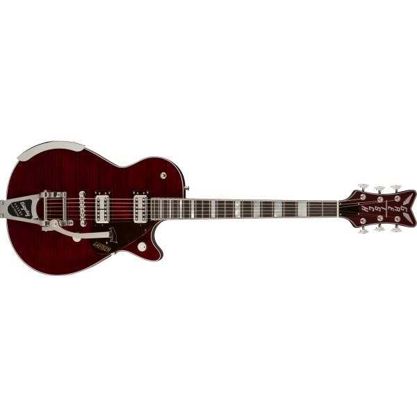 GRETSCH-エレキギターG6134TFM-NH Nigel Hendroff Signature Penguin™, Ebony Fingerboard, Dark Cherry Metallic Flame (Japan Market Only)