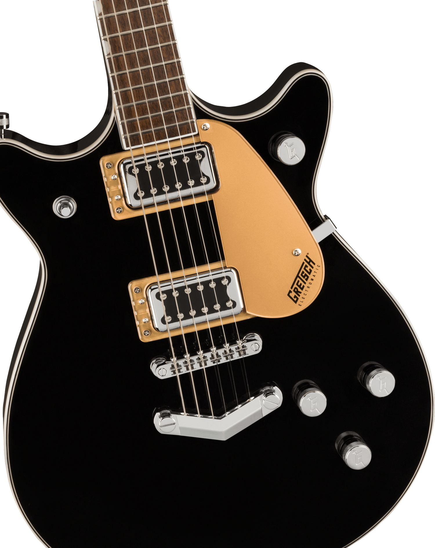 G5222 Electromatic® Double Jet™ BT with V-Stoptail, Laurel Fingerboard, Black追加画像 G5222 Electromatic® Double Jet™ BT with V-Stoptail, Laurel Fingerboard, Black追加画像