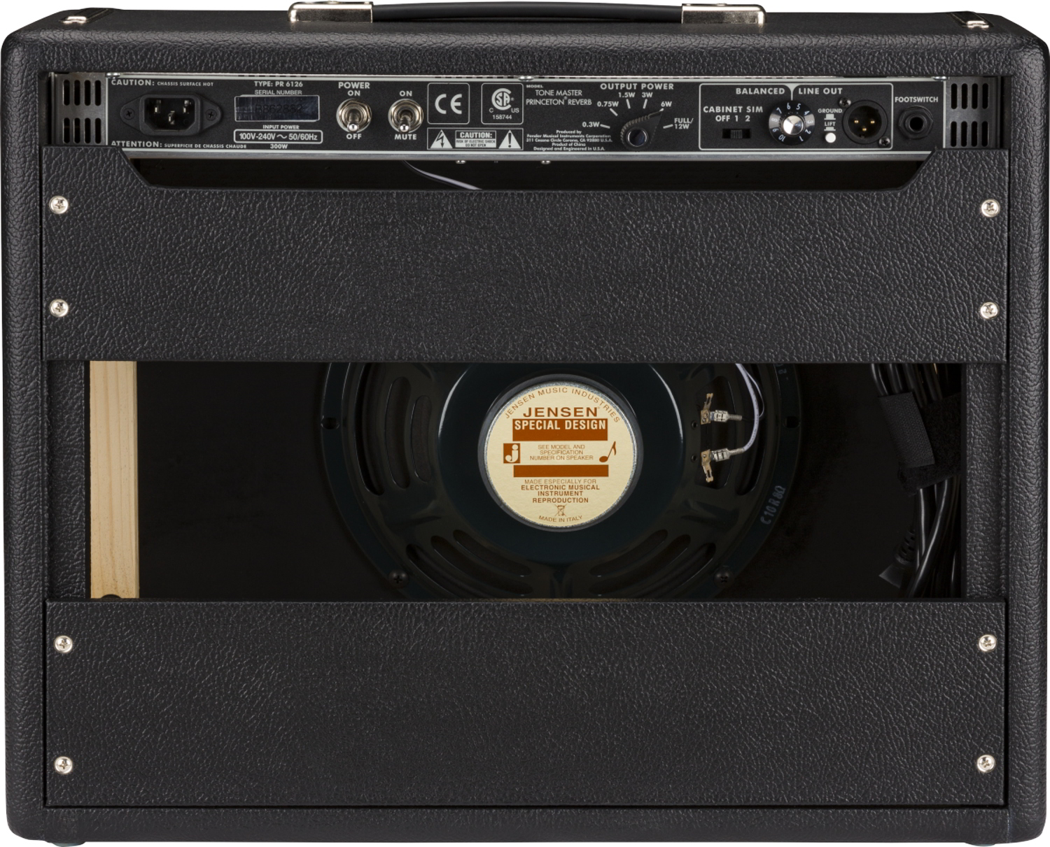 Tone Master® Princeton Reverb®, 100V JPN追加画像 Tone Master® Princeton Reverb®, 100V JPN追加画像