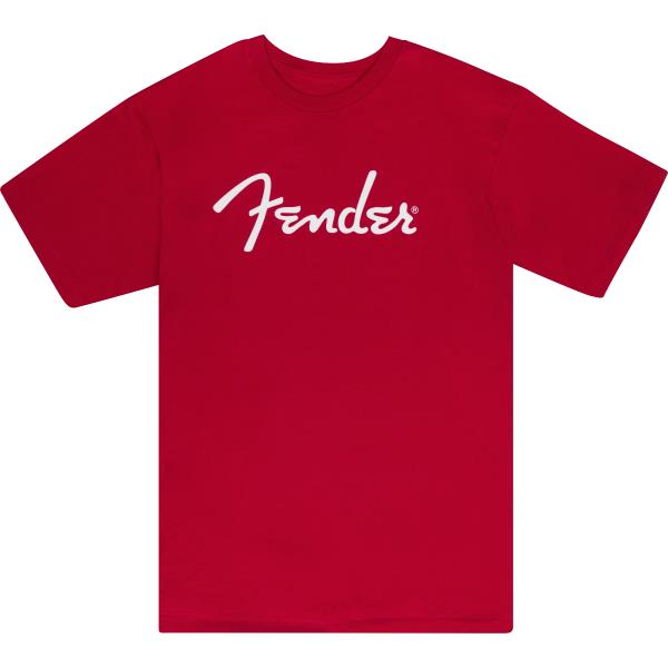 Fender-TシャツFender® Spaghetti Logo T-Shirt, Dakota Red, XXL