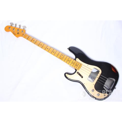 Limited Edition 1958 Precision Bass Relic Left Hand - Aged Black Over Chocolate 3-Color Sunburstサムネイル