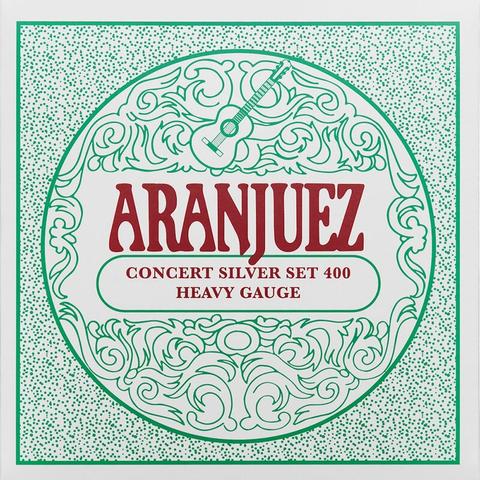 ARANJUEZ-クラシックギター弦Concert Silver 400 Heavy 30-45