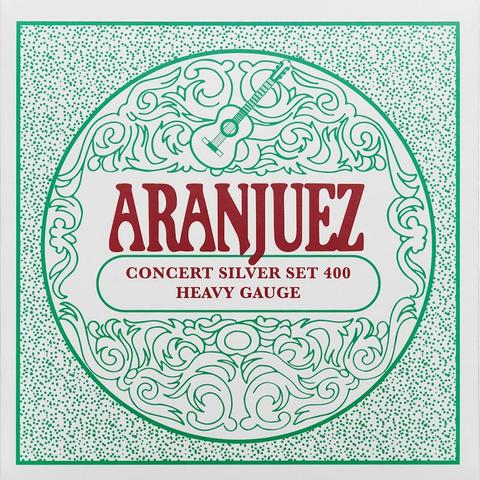 ARANJUEZ-クラシックギター弦Concert Silver 400 Heavy 30-45