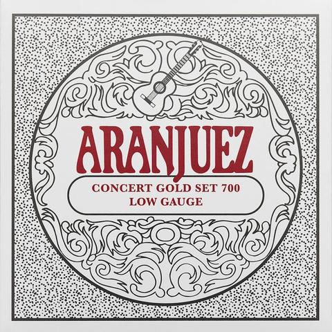 ARANJUEZ-クラシックギター弦Concert Gold 700 Low 28-42