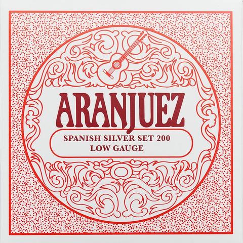 ARANJUEZ-クラシックギター弦Spanish Silver 200 Low 28-42
