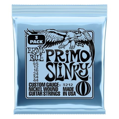 ERNIE BALL-エレキギター弦3パックセット3212 Primo Slinky 3P 9.5-44