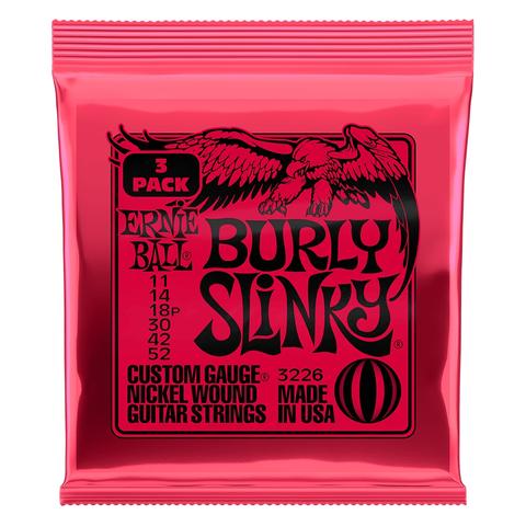 ERNIE BALL-エレキギター弦3パックセット3226 Burly Slinky 3P 11-52