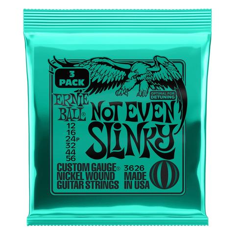ERNIE BALL-エレキギター弦3パックセット3626 Not Even Slinky 3P 12-56