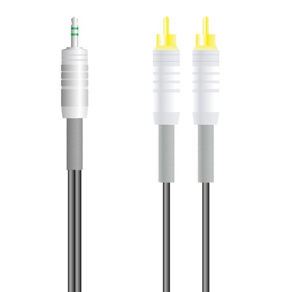 ミニステレオ=RCA x2変換ケーブルサムネイル