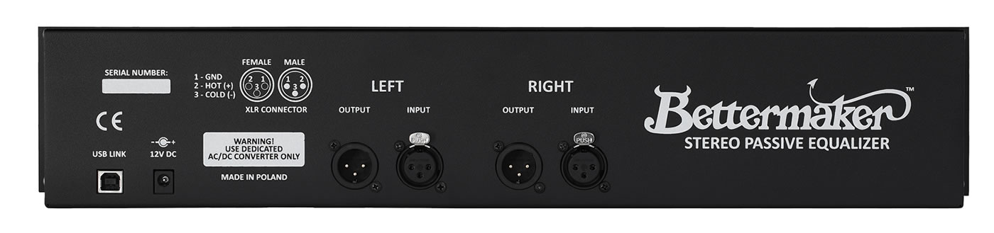 Stereo Passive Equalizer背面画像 Stereo Passive Equalizer背面画像