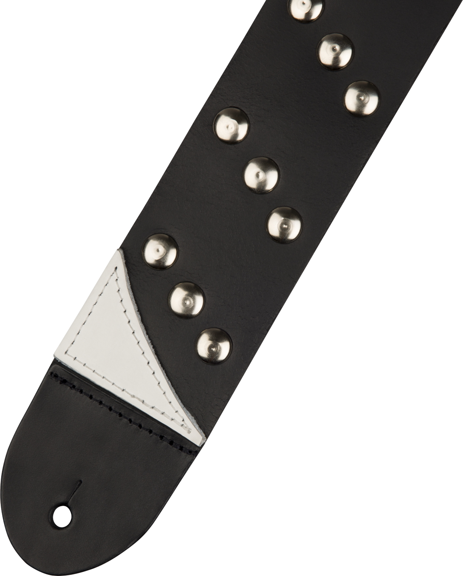 Jackson® Diagonal Stud Leather Strap, Black, 2.5"追加画像