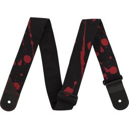 Jackson-ストラップJackson® Splatter Strap, Black and Red, 2"