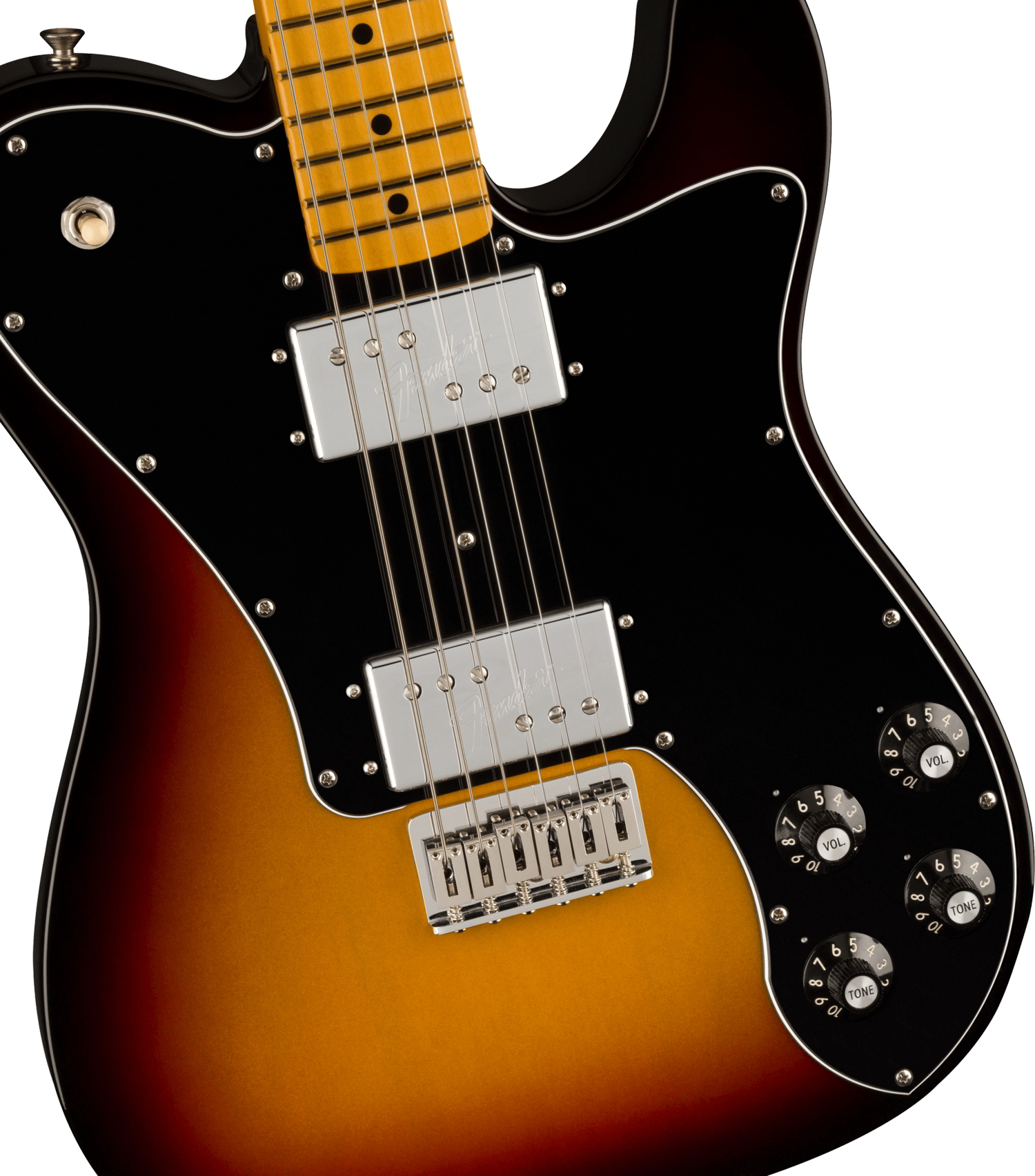 American Vintage II 1975 Telecaster® Deluxe, Maple Fingerboard, 3-Color Sunburst追加画像 American Vintage II 1975 Telecaster® Deluxe, Maple Fingerboard, 3-Color Sunburst追加画像