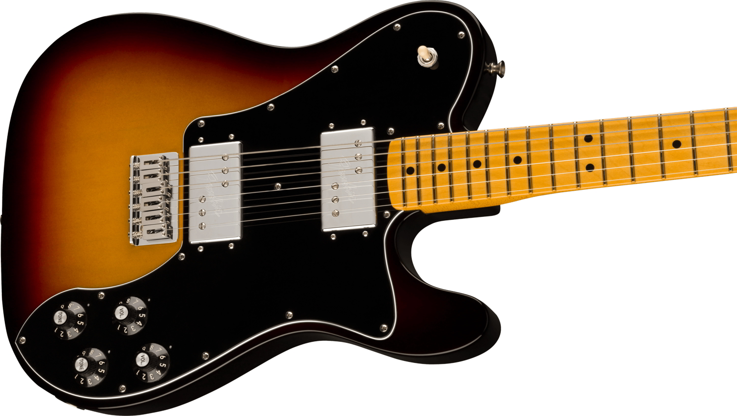 American Vintage II 1975 Telecaster® Deluxe, Maple Fingerboard, 3-Color Sunburst追加画像 American Vintage II 1975 Telecaster® Deluxe, Maple Fingerboard, 3-Color Sunburst追加画像