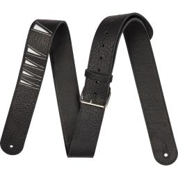 Jackson® Shark Fin Leather Strap, Black and White, 2"サムネイル