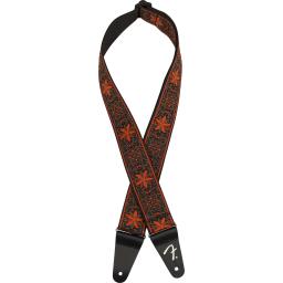 FenderPasadena Woven Strap, Orange Wallflower, 2"