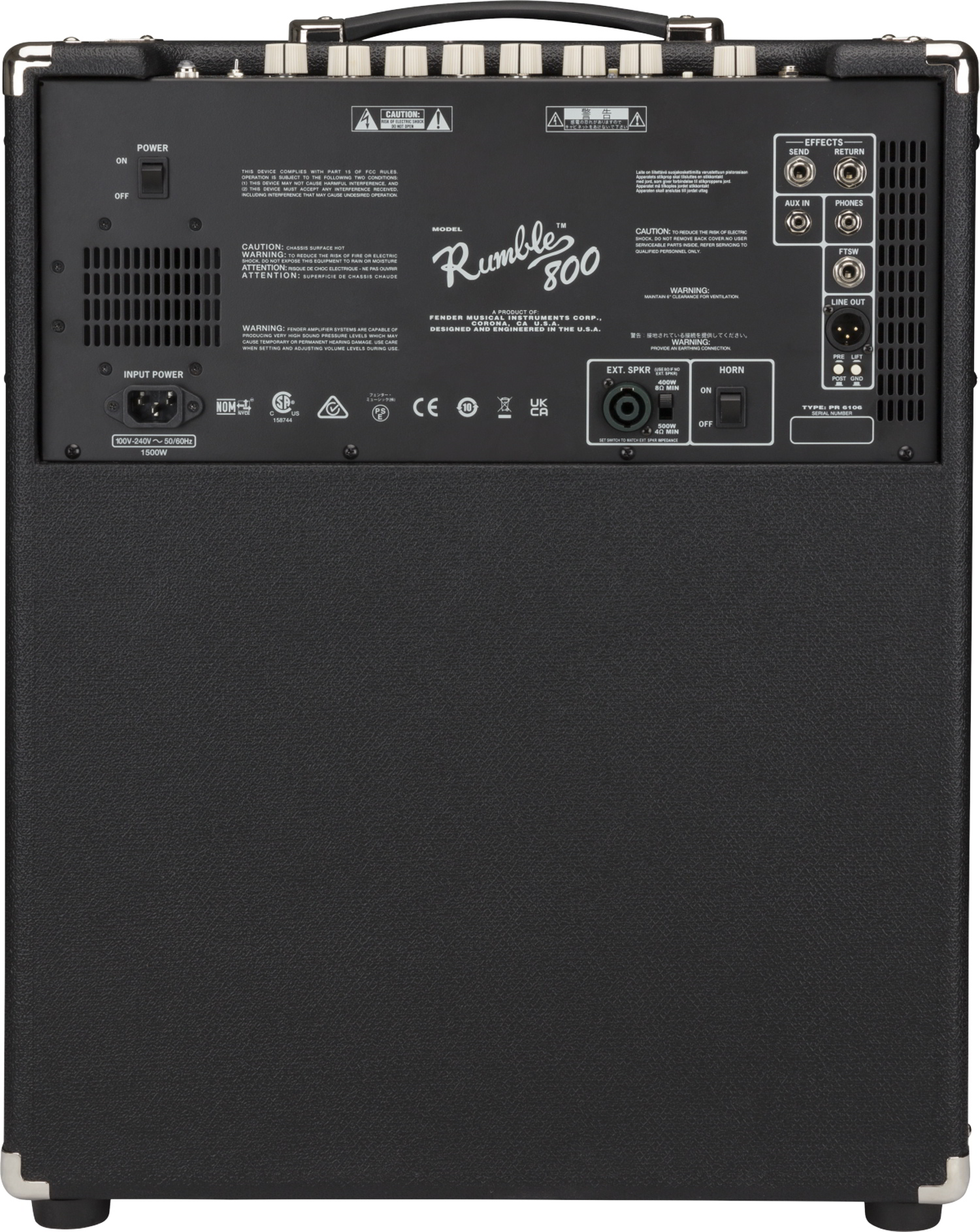 Rumble™ 800 Combo, 100V JP追加画像 Rumble™ 800 Combo, 100V JP追加画像