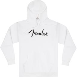Fender-パーカーFender® Spaghetti Logo Hoodie, Olympic White, L