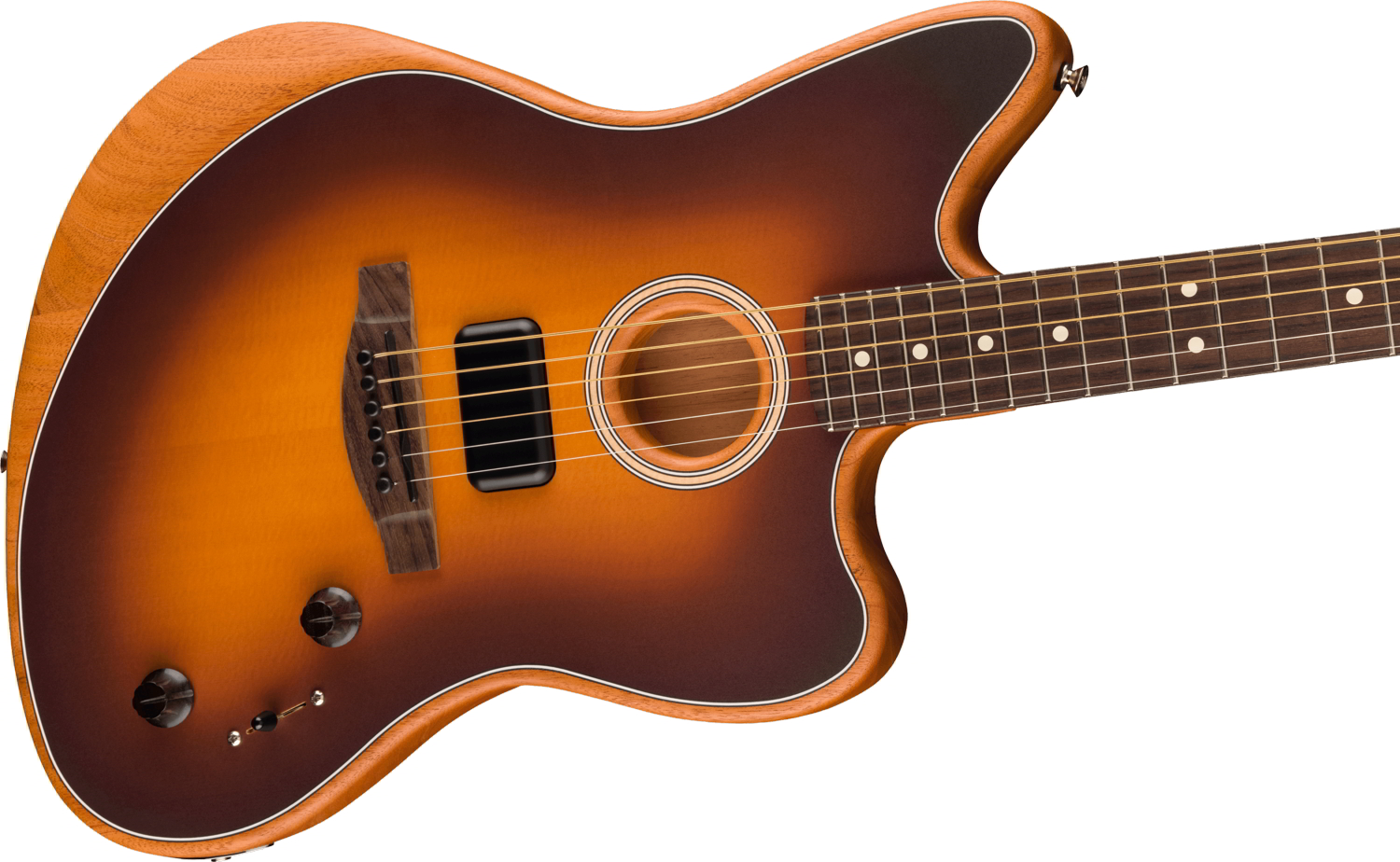 Acoustasonic® Player Jazzmaster®, Rosewood Fingerboard, 2-Color Sunburst追加画像 Acoustasonic® Player Jazzmaster®, Rosewood Fingerboard, 2-Color Sunburst追加画像