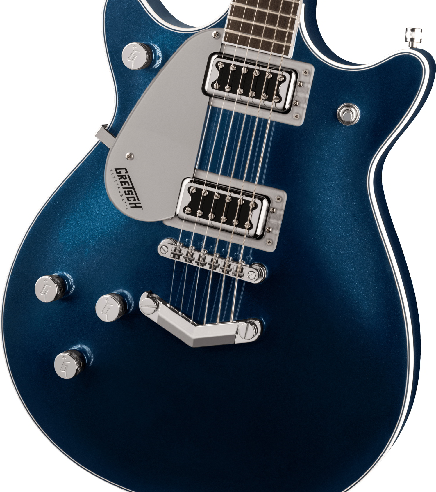 G5232LH Electromatic® Double Jet™ FT with V-Stoptail, Left-Handed, Laurel Fingerboard, Midnight Sapphire追加画像 G5232LH Electromatic® Double Jet™ FT with V-Stoptail, Left-Handed, Laurel Fingerboard, Midnight Sapphire追加画像