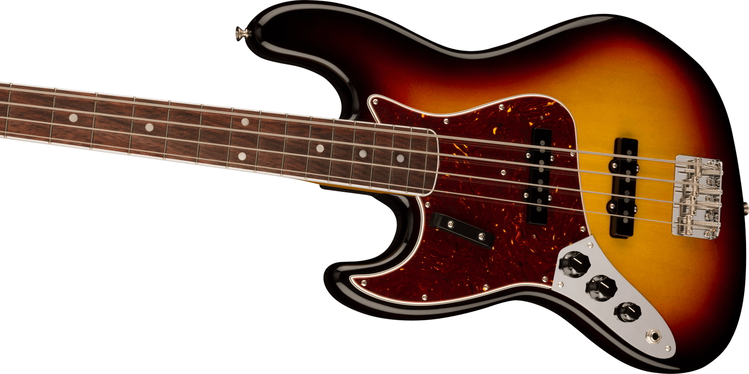 American Vintage II 1966 Jazz Bass® Left-Hand, Rosewood Fingerboard, 3-Color Sunburst追加画像 American Vintage II 1966 Jazz Bass® Left-Hand, Rosewood Fingerboard, 3-Color Sunburst追加画像