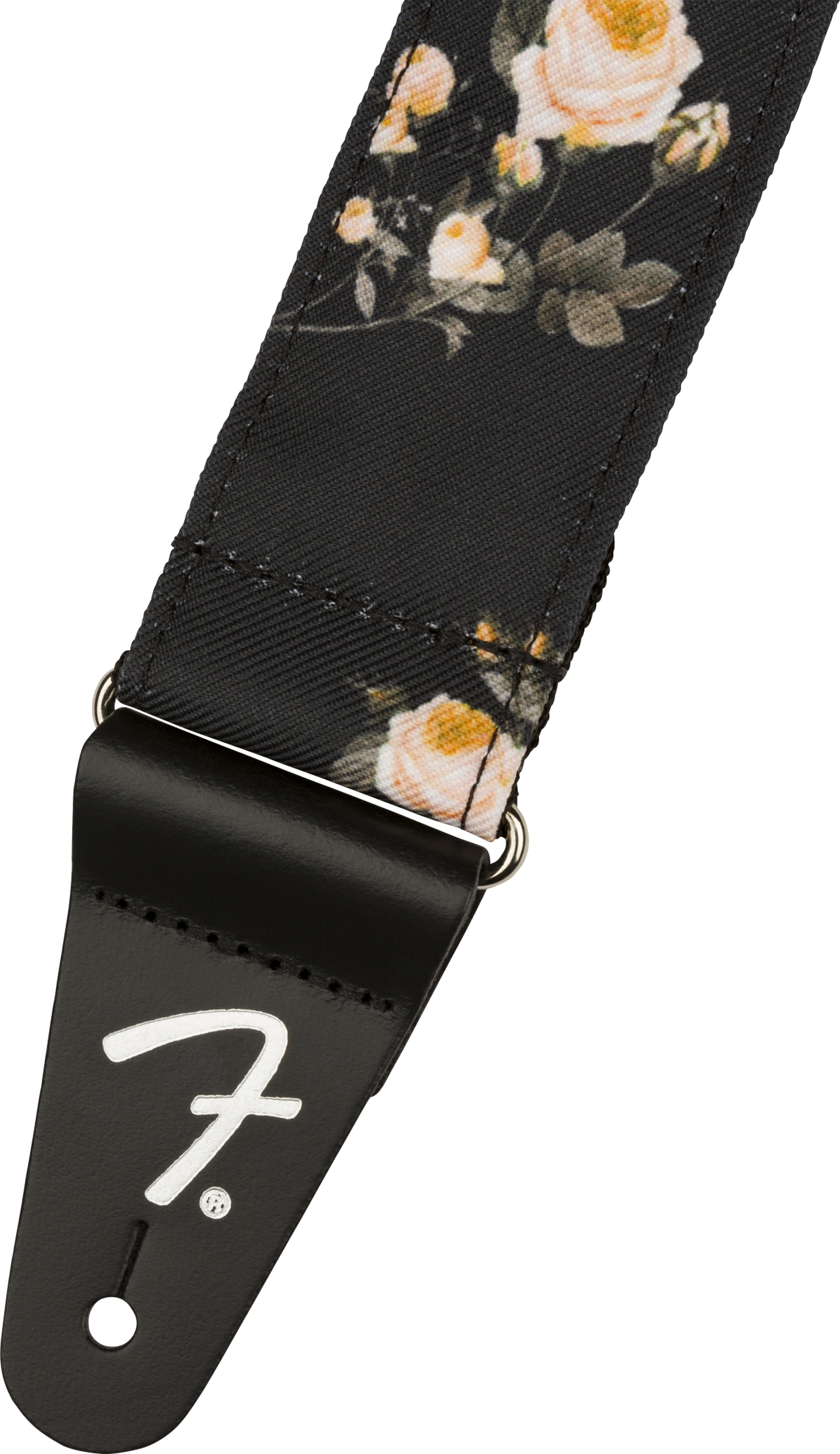 Floral Strap, Black, 2"追加画像 Floral Strap, Black, 2"追加画像