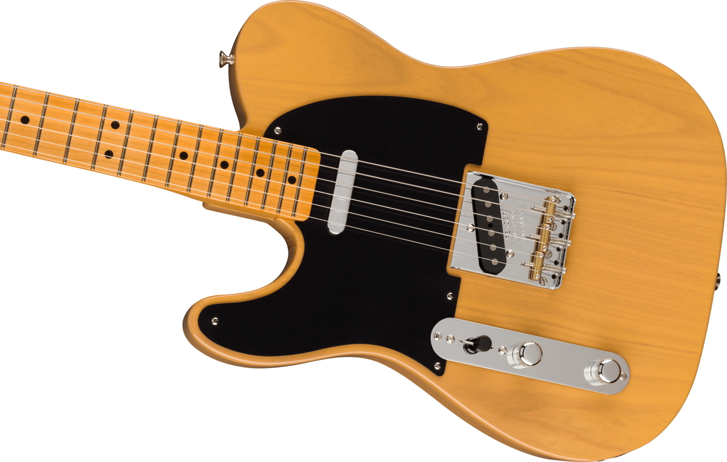 American Vintage II 1951 Telecaster® Left-Hand, Maple Fingerboard, Butterscotch Blonde追加画像 American Vintage II 1951 Telecaster® Left-Hand, Maple Fingerboard, Butterscotch Blonde追加画像