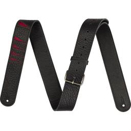 Jackson® Shark Fin Leather Strap, Red and Black, 2"サムネイル