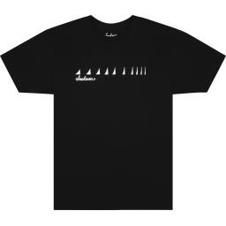 Jackson-TシャツJackson® Shark Fin Neck T-Shirt, Black, Medium
