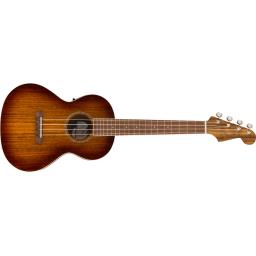 Fender-テナーウクレレRincon Tenor Ukulele, Walnut Fingerboard, Aged Cognac Burst