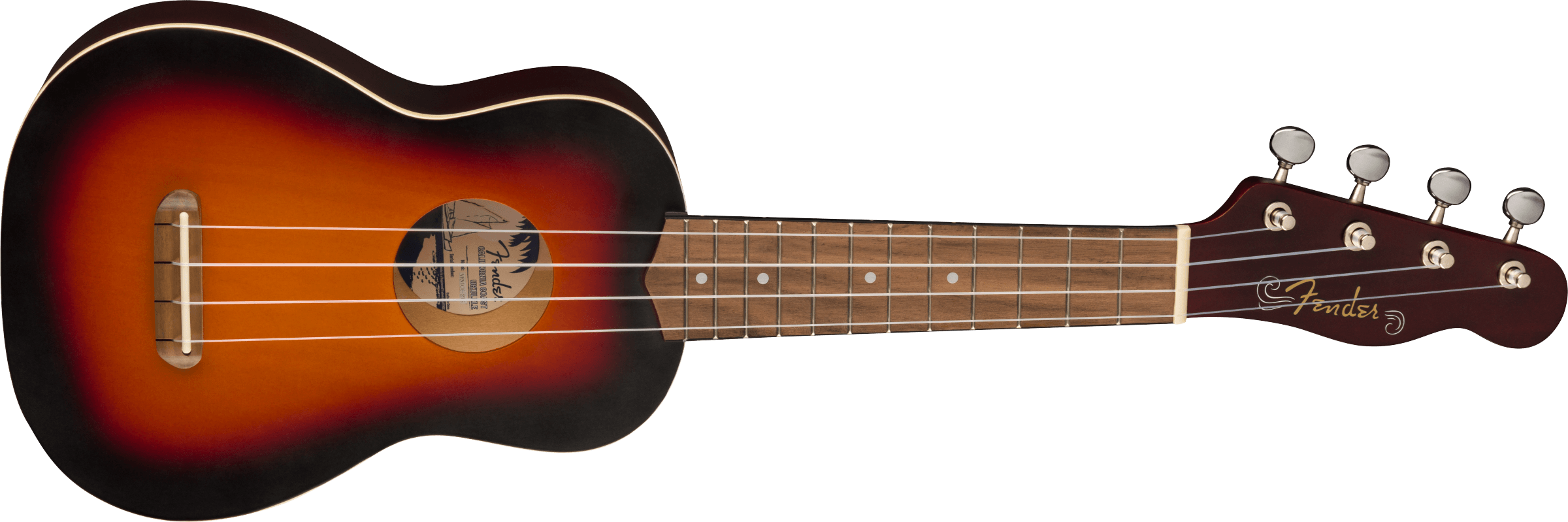 Venice Soprano Uke, Walnut Fingerboard, 2-Color Sunburst追加画像 Venice Soprano Uke, Walnut Fingerboard, 2-Color Sunburst追加画像