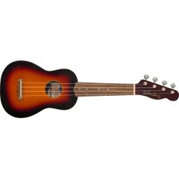 Fender-ウクレレVenice Soprano Uke, Walnut Fingerboard, 2-Color Sunburst