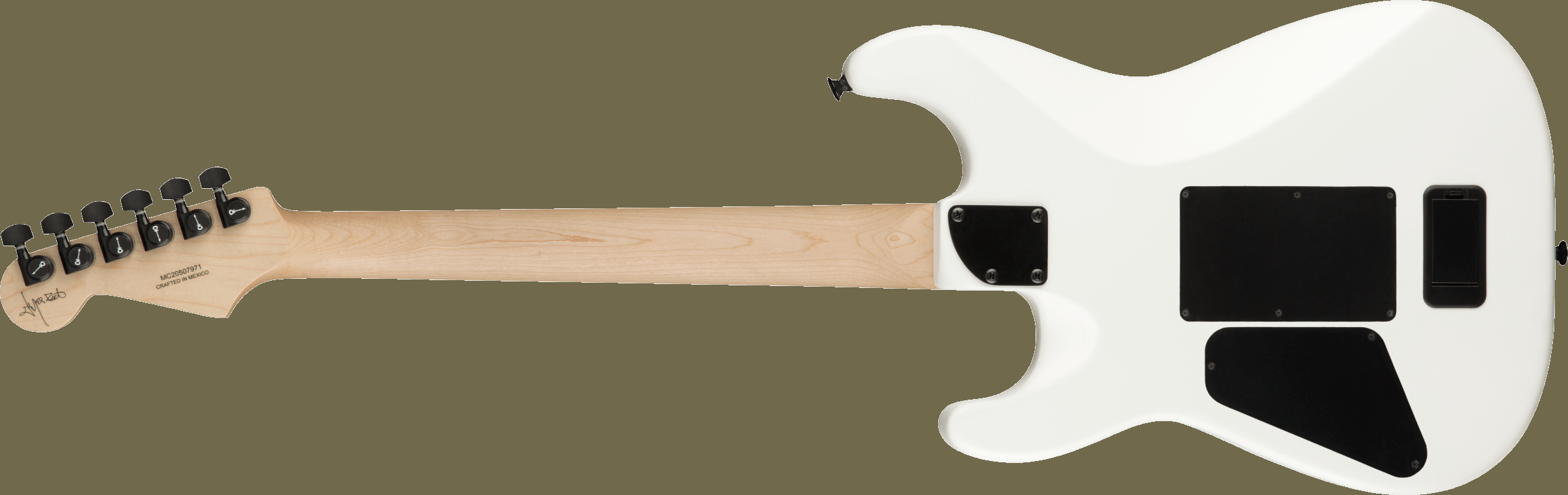 Jim Root Signature Pro-Mod San Dimas® Style 1 HH FR E, Ebony Fingerboard, Satin White追加画像 Jim Root Signature Pro-Mod San Dimas® Style 1 HH FR E, Ebony Fingerboard, Satin White追加画像