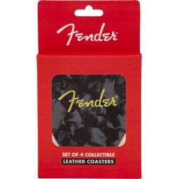 Fender-Fender® Pick Shape Logo Coasters, 4-Pack, Multi-Color