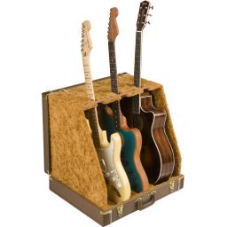 Fender® Classic Series Case Stand - 3 Guitar, Brownサムネイル