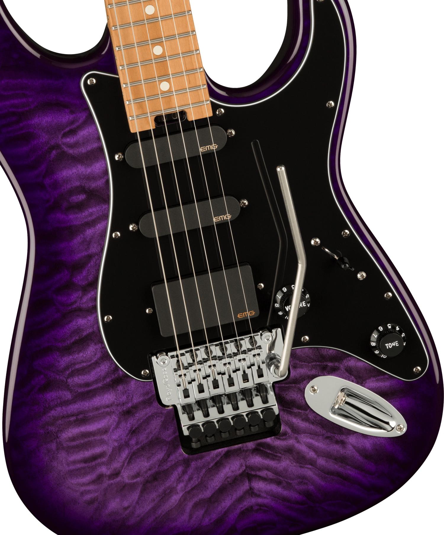 Marco Sfogli Signature Pro-Mod So-Cal Style 1 HSS FR CM QM, Caramelized Maple Fingerboard, Transparent Purple Burst追加画像 Marco Sfogli Signature Pro-Mod So-Cal Style 1 HSS FR CM QM, Caramelized Maple Fingerboard, Transparent Purple Burst追加画像