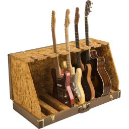 Fender® Classic Series Case Stand - 7 Guitar, Brownサムネイル