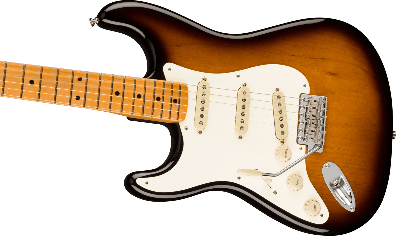 American Vintage II 1957 Stratocaster® Left-Hand, Maple Fingerboard, 2-Color Sunburst追加画像 American Vintage II 1957 Stratocaster® Left-Hand, Maple Fingerboard, 2-Color Sunburst追加画像
