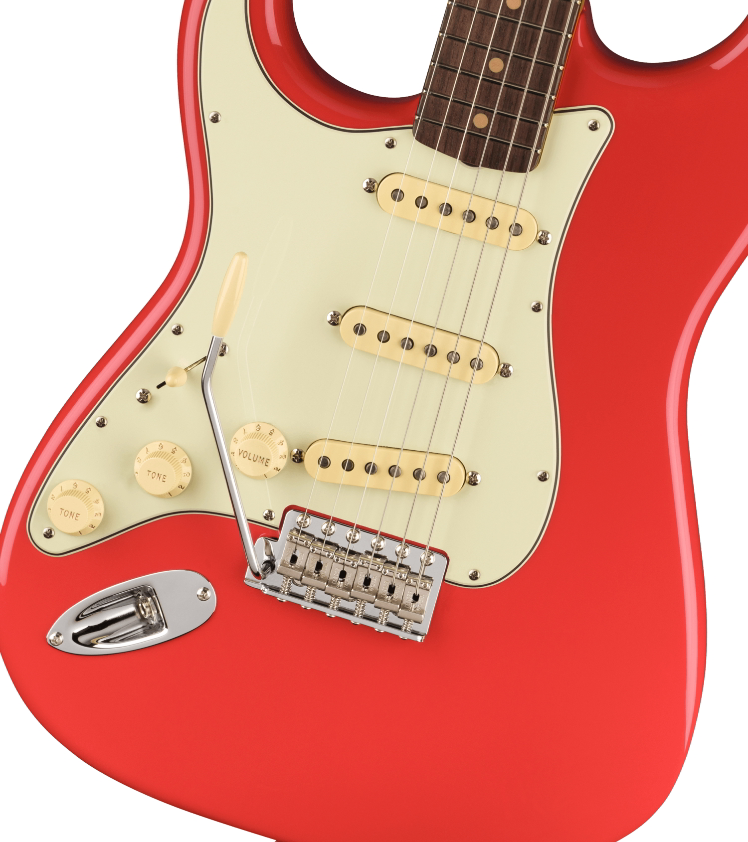 American Vintage II 1961 Stratocaster® Left-Hand, Rosewood Fingerboard, Fiesta Red追加画像 American Vintage II 1961 Stratocaster® Left-Hand, Rosewood Fingerboard, Fiesta Red追加画像