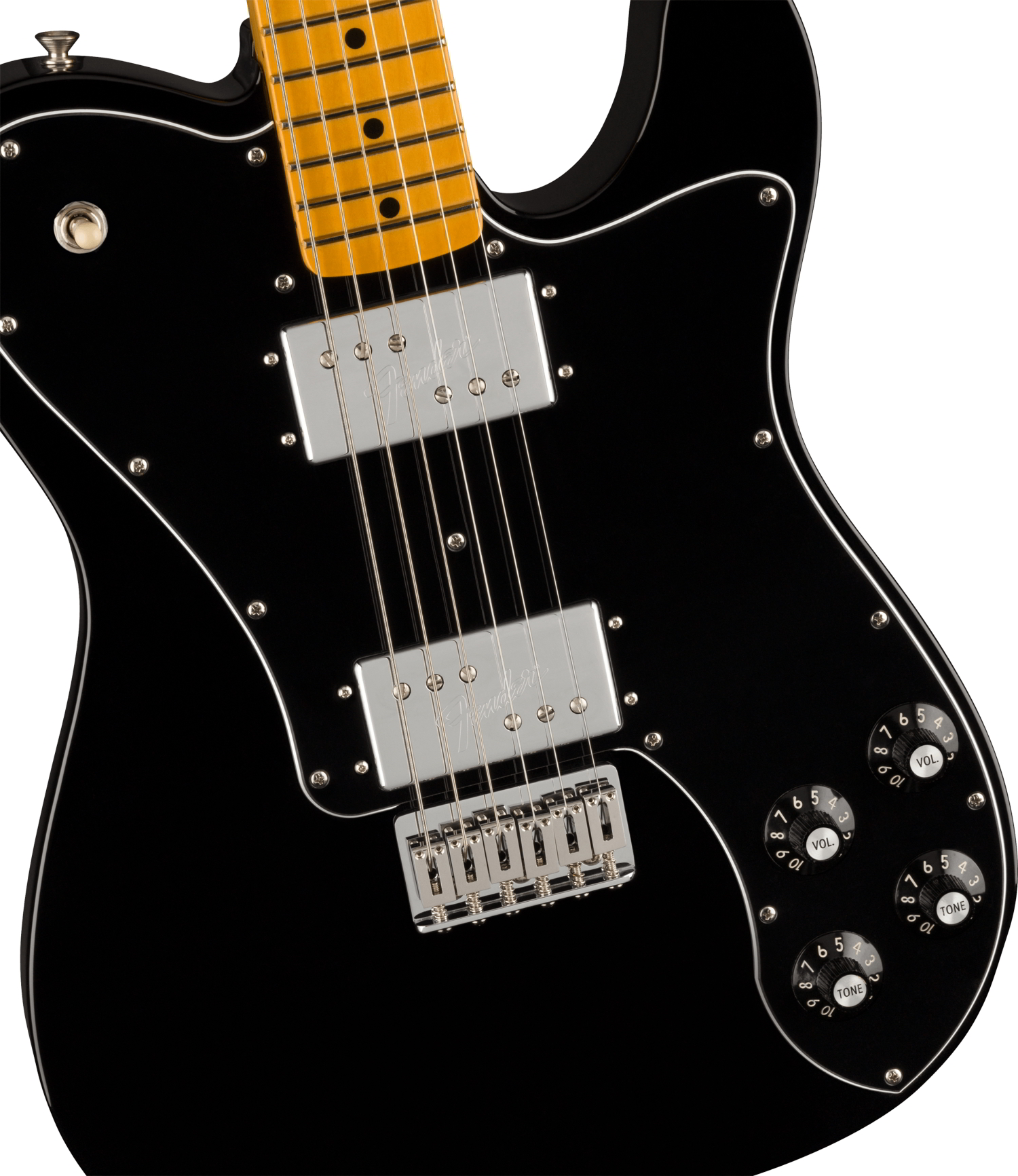 American Vintage II 1975 Telecaster® Deluxe, Maple Fingerboard, Black追加画像 American Vintage II 1975 Telecaster® Deluxe, Maple Fingerboard, Black追加画像