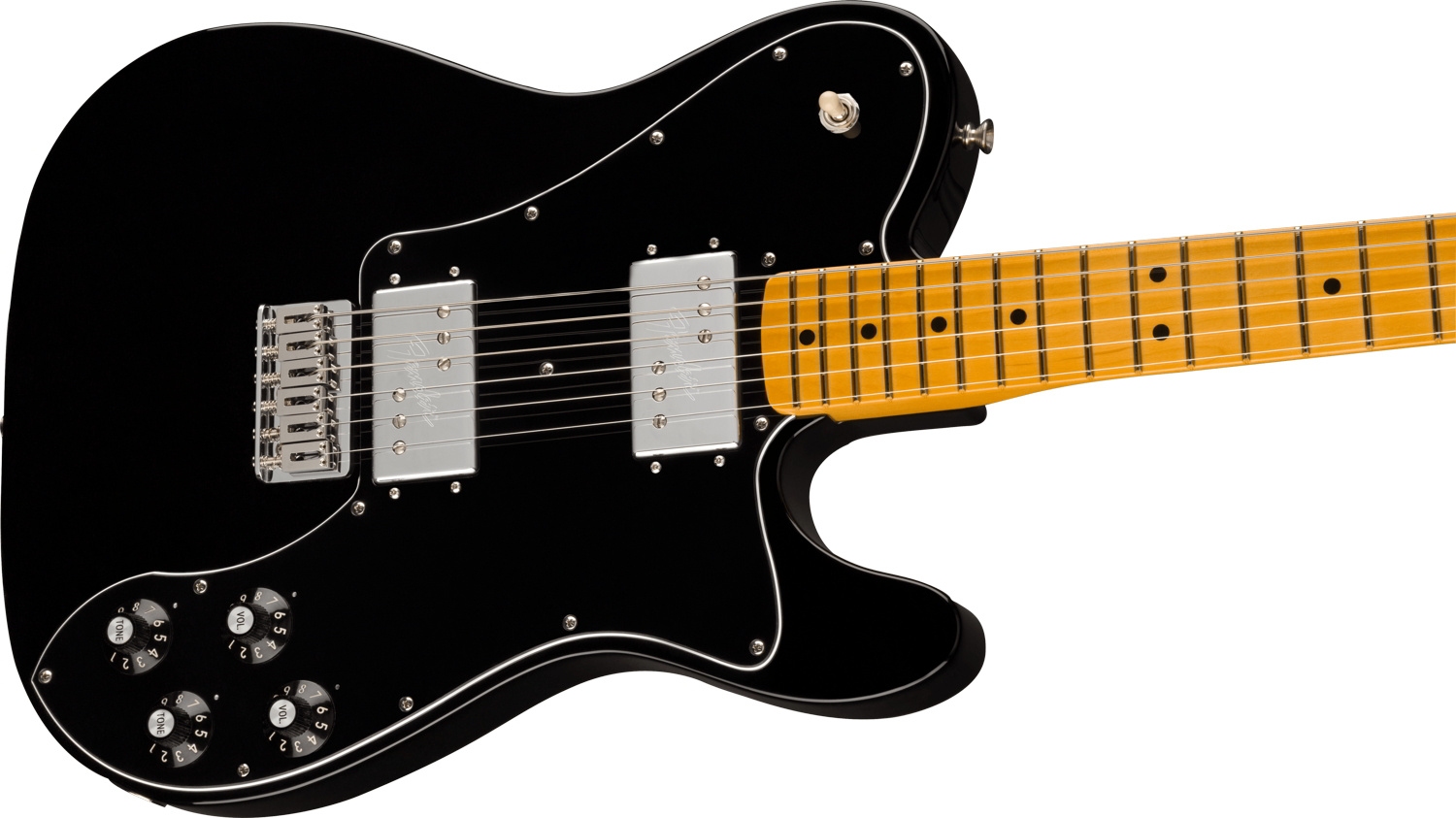American Vintage II 1975 Telecaster® Deluxe, Maple Fingerboard, Black追加画像 American Vintage II 1975 Telecaster® Deluxe, Maple Fingerboard, Black追加画像