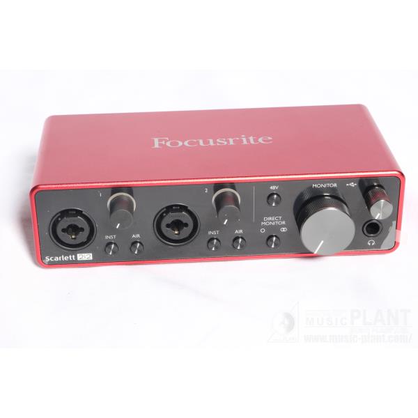 USBオーディオインターフェースScarlett　WEBSHOP　2i2　3G中古()売却済みです。あしからずご了承ください。　MUSIC　PLANT　Focusrite　Scarlettシリーズ