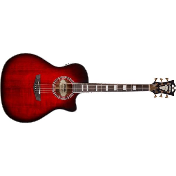 D'Angelico-エレクトリックアコースティックギターPremier Gramercy Trans Black Cherry Burst