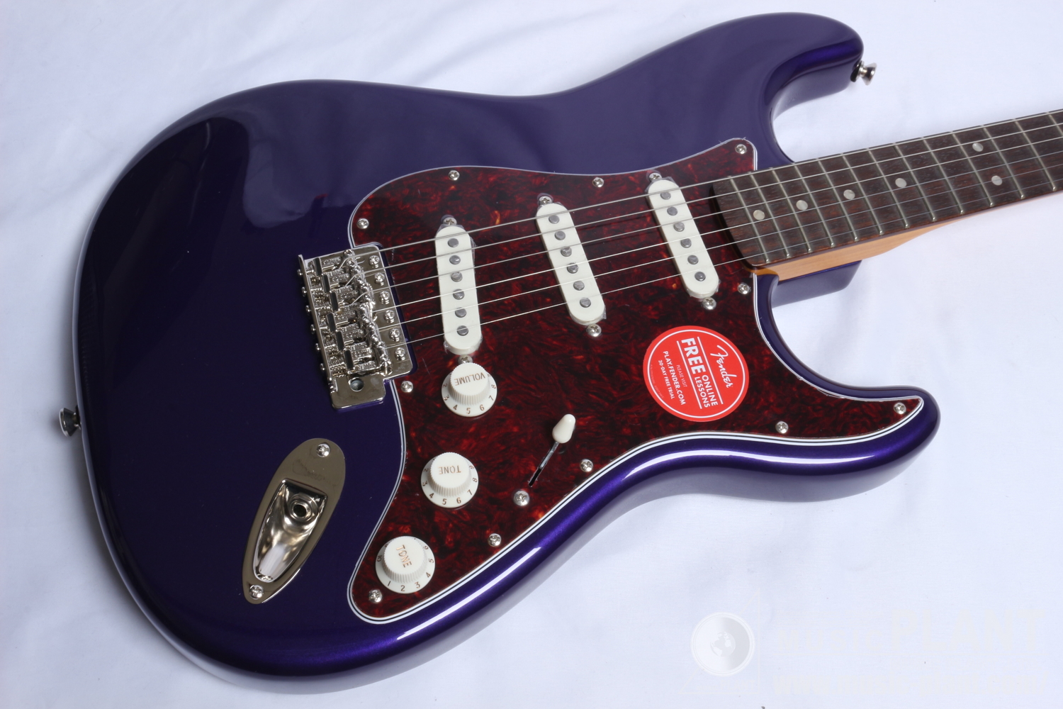 FSR Classic Vibe '60s Stratocaster, Laurel Fingerboard, Tortoiseshell Pickguard, Purple Metallic追加画像