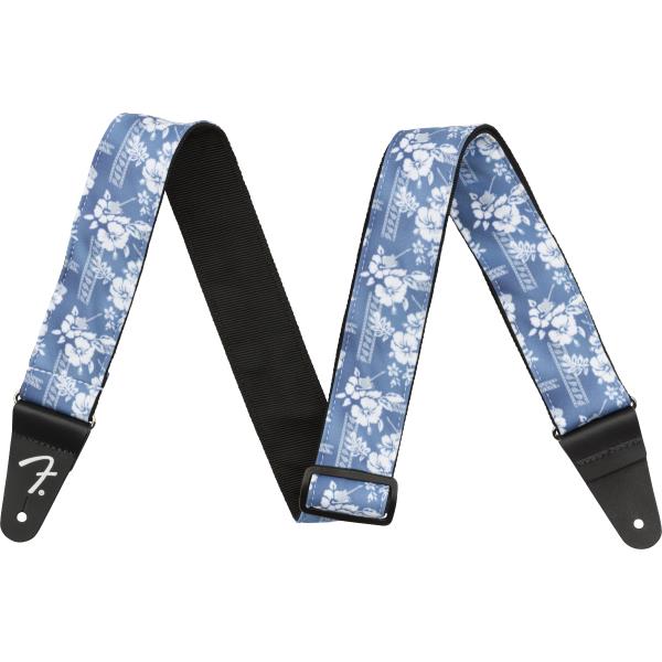 Hawaiian Strap, Blue Floral, 2"サムネイル