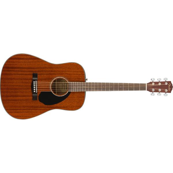 Fender-アコースティックギターFSR CD-60 Dreadnought V3, Walnut Fingerboard, All Mahogany
