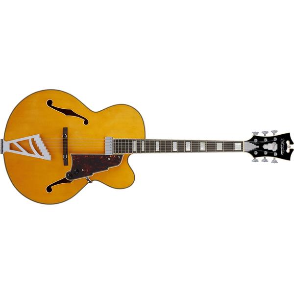D'Angelico-フルアコースティックギターPremier EXL-1 Satin Honey Blonde